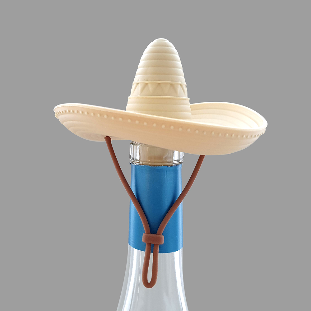 [MONKEY BUSINESS] Sombrero bottle stopper